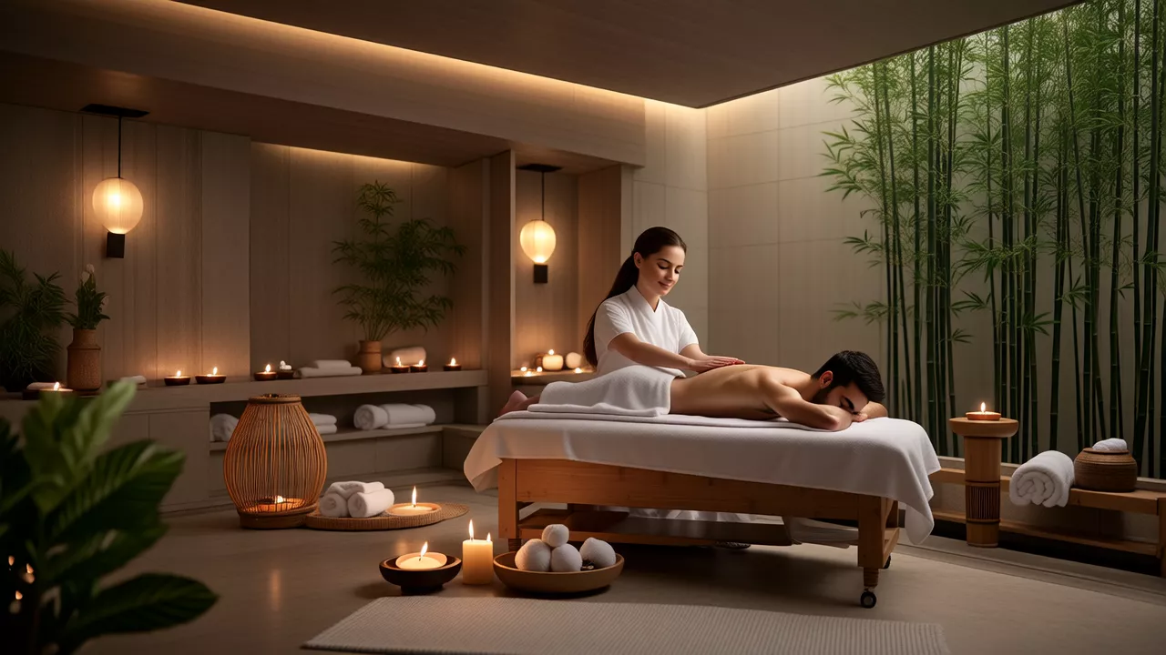Luxury Aerocity spa services