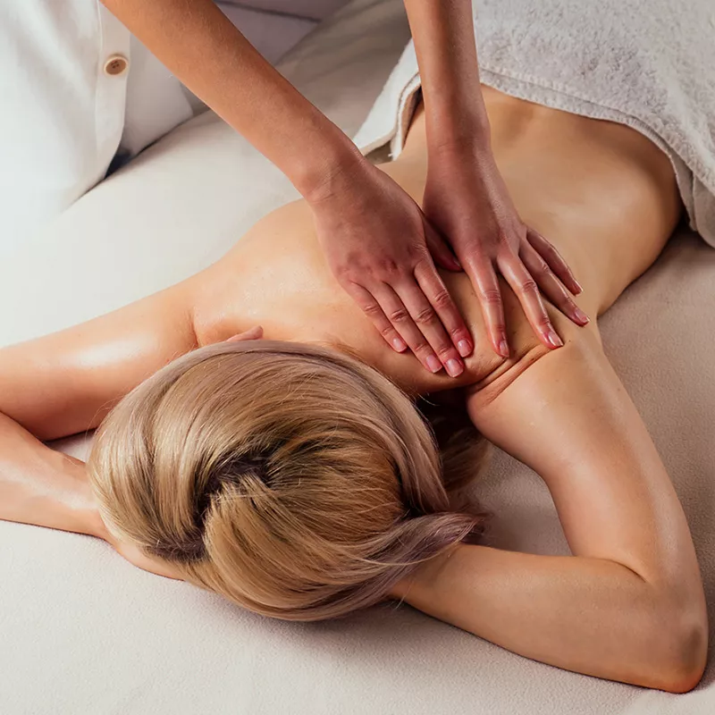Luxury spa relaxation room