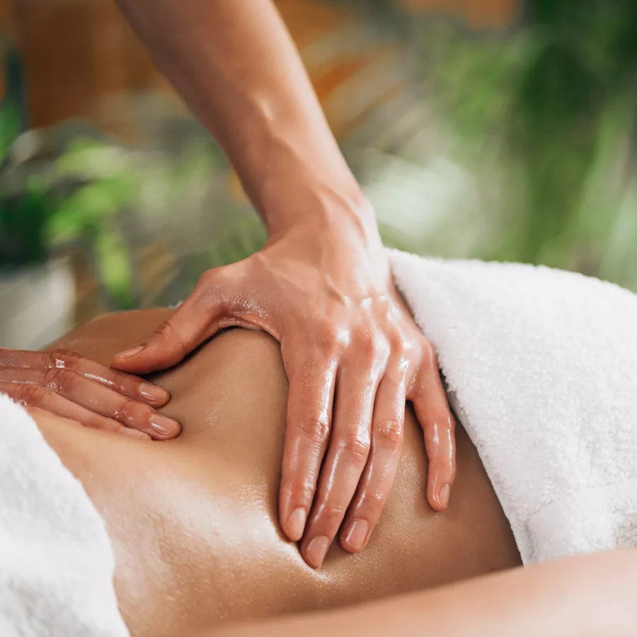 Relaxing wellness spa therapy