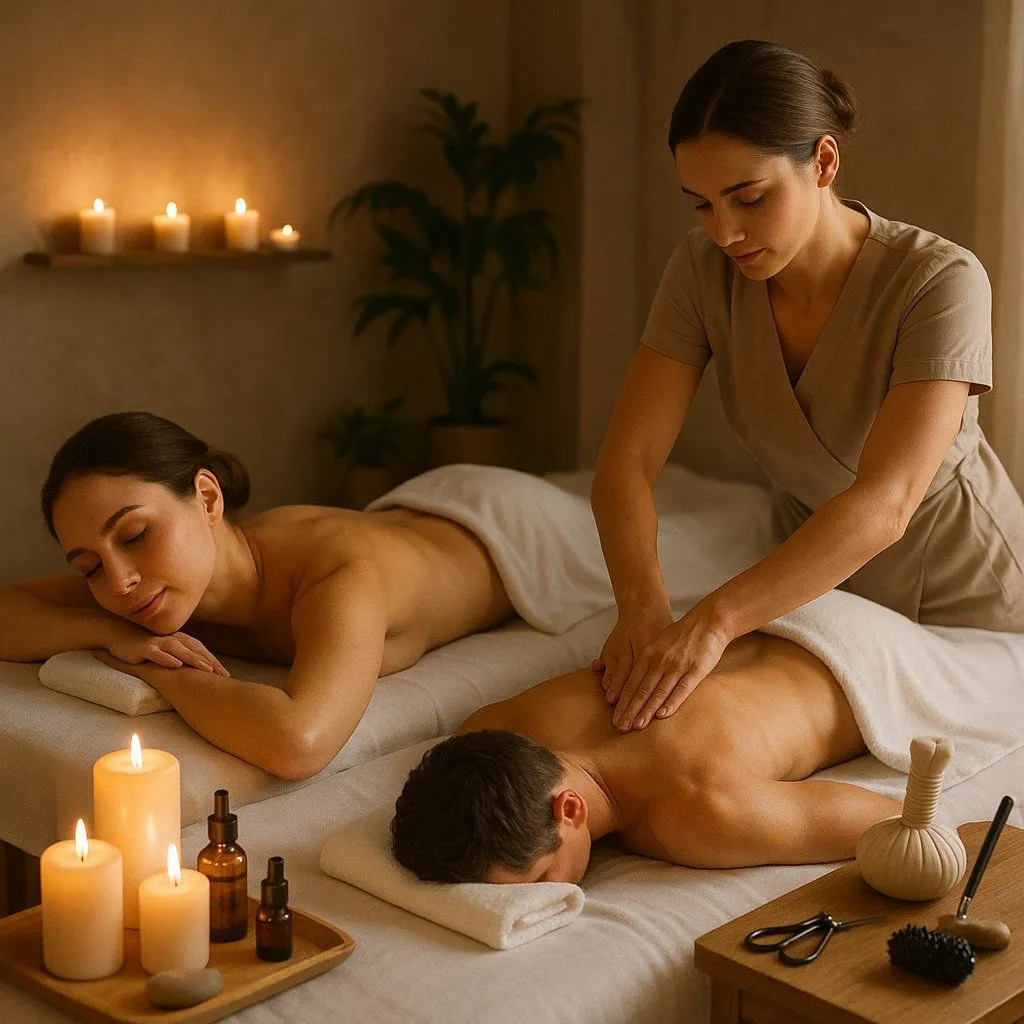 couple massage spa